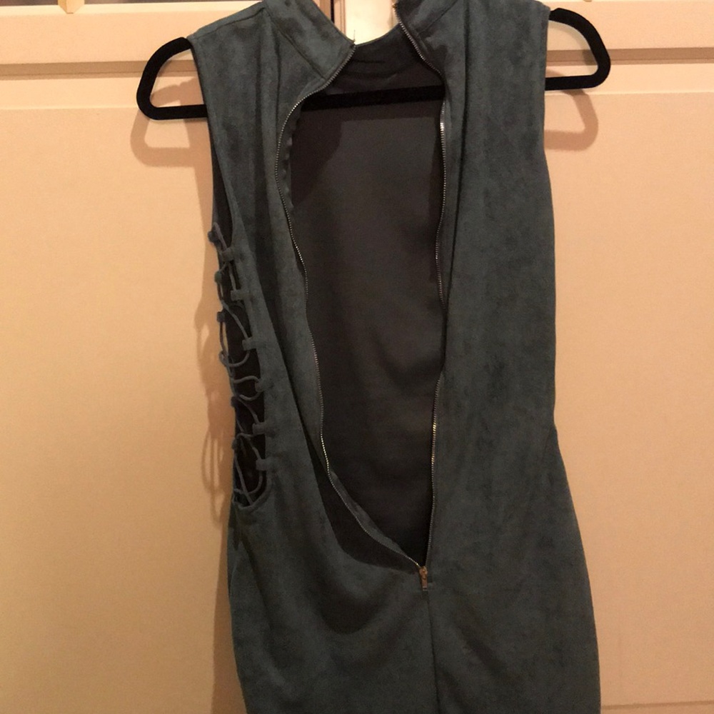 Really cute suede blue dress Windsor - Picture 6 of 6